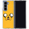 Adult Swim Adventure Time Jake The Dog Galaxy Z Fold5 5G Clear Case